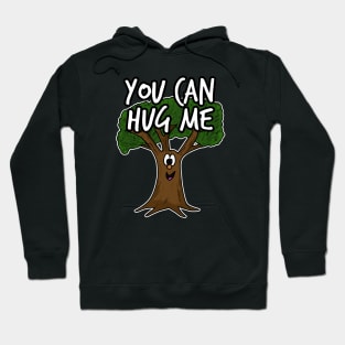 You Can Hug Me Doodle Tree Funny Hoodie